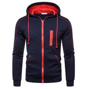 Custom Men Casual 2024 Moda Cremallera Jerseys Chaquetas Sudaderas con capucha para sudaderas - Product Image 5