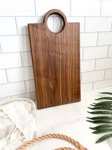 Tabla de cortar de madera de acacia con asa, tabla de cortar de queso duradera de alta calidad - Product Image 5