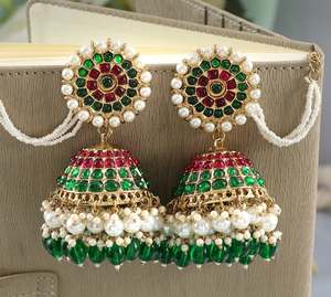 Aretes de Cuentas Hechos a Mano, Diseños y Estilos Personalizados, Aretes de Cuentas Múltiples para Mujer, Joyería Festiva para Fiestas al Mejor Precio - Product Image 3