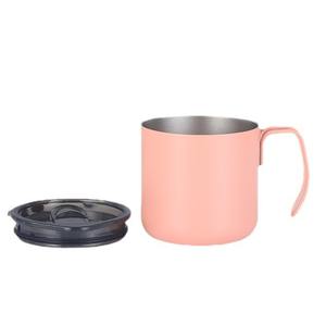 Taza de Café de Acero Inoxidable 304 de Doble Pared de 350 ml con Asa y Tapa, Venta al por Mayor de Fábrica Profesional, Personalizable - Product Image 6