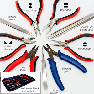 Pince à cheveux professionnelle en acier inoxydable personnalisable, prix de gros, écologique, étui en similicuir noir - Product Image 6