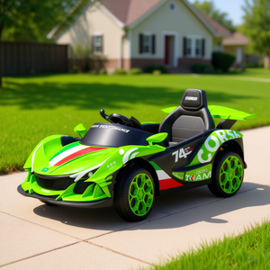 ESPIDKO Voiture Électrique Sportive RC 12V 4.5AH au Lithium Verte 42929 102x56cm Véhicule Porteur - Product Image 3