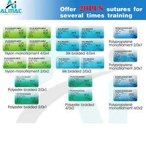ALMAC Kit de práctica de sutura de alta calidad Fuente de alimentación manual Almohadilla de sutura de silicona para escuelas y clínicas de capacitación médica - Product Image 5