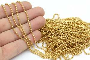 Chaîne boule en laiton brut - Product Image 6