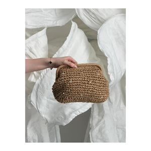 กระเป๋าสะพายโซ่คลาสสิคประดับตกแต่งลายทอสีคาเมล รุ่น CNT1144 - CNT1144-Camel - Product Image 1