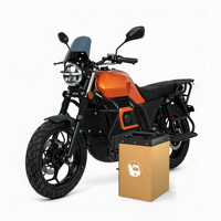 Moto électrique à charge ultra-rapide à longue portée de 200KM pour livraison et passager Options de tension 72V et 60V Taxi