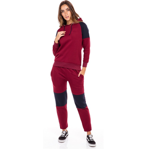 Ensemble de jogging d'hiver imprimé pour femmes, survêtement personnalisé, coupe régulière, molleton de coton de haute qualité, sweat à capuche et pantalon de survêtement 2 en 1 - Product Image 5
