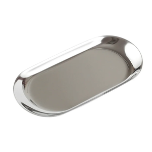 Plateau en acier inoxydable Plateau de présentation de buffet avec couvercle Plateau de service de plat de nourriture froide Serveur de buffet pour la fête d'hôtel - Product Image 3