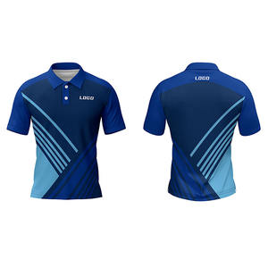 Maillots de football décontractés à manches courtes de mode américaine personnalisée séchage rapide refroidissement 100% coton tricoté pour polos contraste de couleur - Product Image 1