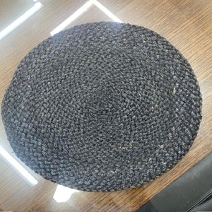 New Customized MOQ Natural <b>Round</b> Jute Placemat With Lace for Table Decoration Handmade Luxury Export From Bangladesh - Product Image 2