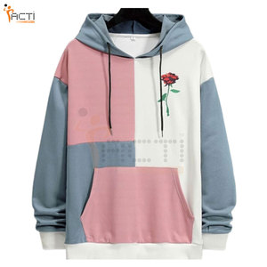 Último estilo nueva llegada color sólido hombres sudaderas con capucha algodón poliéster precio al por mayor hombres sudaderas con capucha - Product Image 1