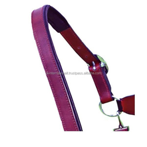Licou de cheval de luxe en cuir occidental sculpté à la main dans toutes les tailles et couleurs personnalisées avec accessoires en laiton massif - Product Image 1