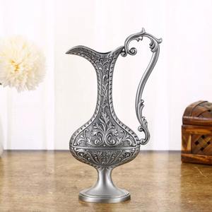 Vase en forme de jarre de style royal, adapté aux centres de table de réception de mariage et à la décoration d'occasions spéciales, en provenance d'Inde - Product Image 2
