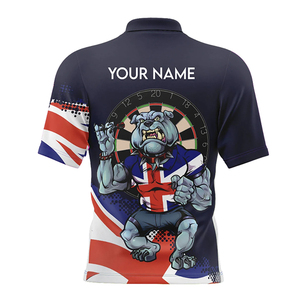 Chemise de fléchettes à sublimation personnalisée OEM Nouveau design multicolore Maillot de fléchettes personnalisé et uniforme de polo de cricket avec logo - Product Image 6