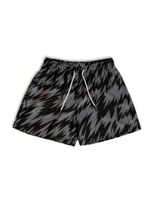 Personalizado hombres gimnasio Fitness verano Pantalones cortos Casual Playa nadar pantalones cortos cintura media diferente diseño impreso algodón poliéster Oem servicio - Product Image 6