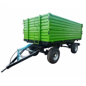 Remorque de basculement en acier montée sur tracteur agricole à vendre. - Product Image 4