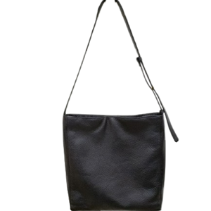 Luxurious <b>Large</b> Capacity <b>Black</b> Color Genuine Leather Tote <b>Bag</b> With Customized logo and Adjustable Handle Leather Woven Handbags - Product Image 1