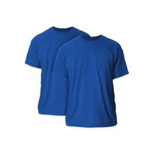 Camiseta de algodón 100% para hombre, camisetas finas de verano suaves informales para Fitness, ropa de casa para hombre, camiseta sólida de manga corta con cuello redondo para hombre - Product Image 1