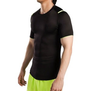 เสื้อยืดผู้ชายผ้าฝ้าย 100% แบบรัดรูป ทรงยาว สำหรับวิ่ง ใส่สบาย ยืดหยุ่น คอกลม แห้งเร็ว ระบายอากาศได้ดี - Product Image 4