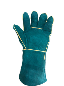 ถุงมือเชื่อมหนังวัวแยกขนาดถุงมือน้ำหนักเบาระบายอากาศใส่สบาย - Product Image 4