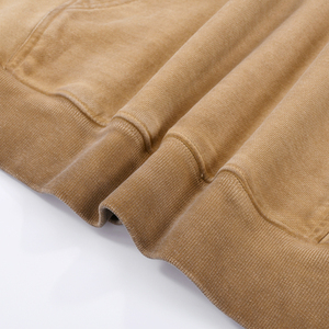 Sudadera con capucha de alta calidad con logotipo personalizado Vintage más nuevo para hombre de gran tamaño 450gsm 100% algodón Sudadera con capucha lavada con ácido - Product Image 3