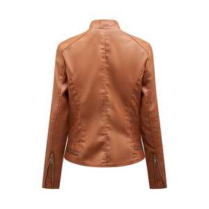 Nouveau Style véritable veste en cuir PU luxe naturel en peau de mouton cuir manteau de fourrure véritable veste de fourrure vêtements pour femmes - Product Image 6