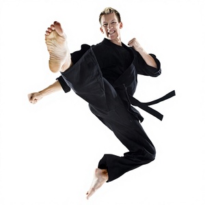 Uniformes de Karate Unisex para Adultos, Color Personalizado, MANGOES FASHIONS, 100% Algodón, 280g, Transpirable, de Secado Rápido, Ropa de Artes Marciales Lisa - Product Image 1