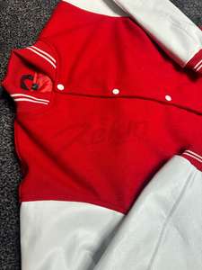 Personnalisable Varsity Baseball Jacket Cotton Blend Letterman Jacket Laine Cuir Manches Toile Caractéristiques Broderie Design Lettre - Product Image 4