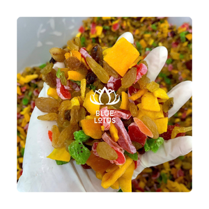 Fruta Mixta Deshidratada de Alta Calidad, Delicioso Sabor Dulce y Ácido para un Snack Instantáneo y un Delicioso Adorno para el Cereal de Desayuno - Product Image 1