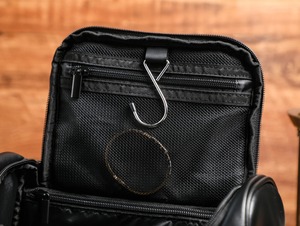 Kit de cuero Dopp, bolsa de doble compartimento para hombres, neceser de viaje, regalos de Navidad para él, papá, novio, - Product Image 3