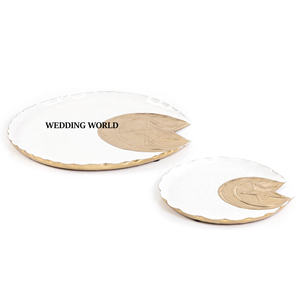 ชุดถาดช็อคโกแลตทุบสีทอง3ชิ้นถาดช็อคโกแลตสุดหรูดีไซน์คลาสสิกสไตล์แฟนซี - Product Image 2