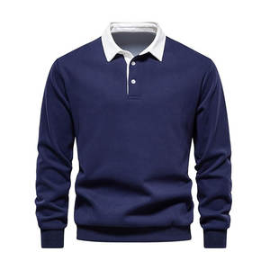 Camisas de Hombre al por Mayor, Antiarrugas, Estampadas, de Manga Larga, Ajustadas, de Punto de Algodón, con Diseños Personalizados - Product Image 3