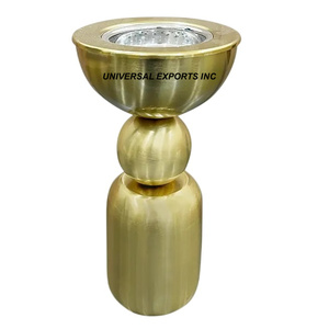 ที่ใส่ธูปทำมือโลหะหรูหราหรูหราที่มาถึงใหม่ล่าสุดทำจากโลหะเคลือบเงาสีทองและสีดำ - Product Image 6