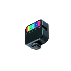 Lampe vidéo LED RVB portable MJ88, pleine couleur, 3000K-7000K, dimmable, mini, avec télécommande pour caméra vidéo - Product Image 1