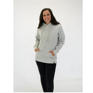 เสื้อฮู้ดลายปักลายบล็อกสีสตรีทเสื้อผ้าขนแกะเสื้อสวมหัวเสื้อมีฮู้ดสำหรับสตรีทไซส์ใหญ่พิเศษสำหรับ100% งาน OEM - Product Image 6