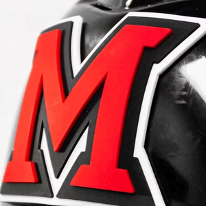 Parachoques de casco de béisbol personalizados 3M base de respaldo adhesivo casco de bola 2D 3D con logotipos de equipos de béisbol de doble cinta - Product Image 1