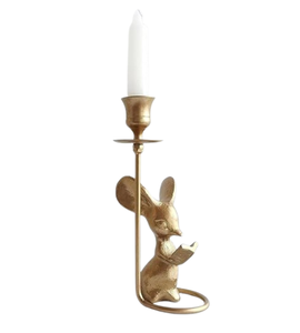 Portavelas de Metal dorado pulido para decoración del hogar, vajilla decorativa para restaurante, portavelas más vendido - Product Image 4