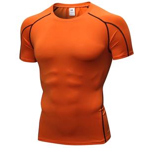 Camiseta de Compresión de Manga Corta para Hombre, Hecha a Medida, de Alta Calidad, para Entrenamiento de MMA, Rashguard sin Gi, BJJ, Secado Rápido - Product Image 4
