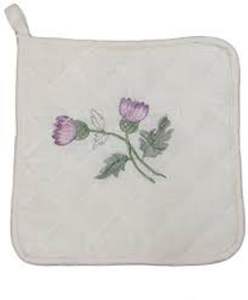 Custom Organic Cotton Pot Holder Stylish Printed <b>Kitchen</b> <b>Accessory</b> with Heat Resistance Breathability Recyclability Chic Mat/Pad - Product Image 2