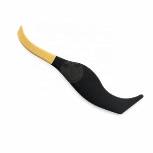 QORVEX INSTRUMENTS Maquinilla de Afeitar Curva Estilo Dominicano de Una Sola Hoja de Acero Inoxidable con Mango de ABS Grado A, Afeitadora Desechable para Barbero de 6 Pulgadas - Product Image 4