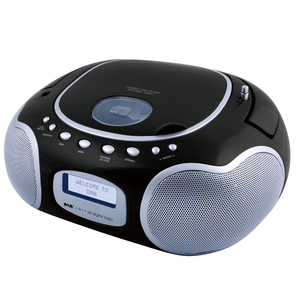 เครื่องเล่นบลูทูธแบบพกพา CD-305DAB พร้อมจอ LCD วิทยุ DAB+/FM ช่องเสียบ USB สำหรับเล่น MP3 ใช้ได้กับไฟ AC/DC - Product Image 1
