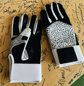 Guantes de Bateo Transpirables de Último Modelo, Ropa de Entrenamiento Estadounidense, Cuero Genuino sin Costuras, Tallas Juveniles y para Adultos - Product Image 3