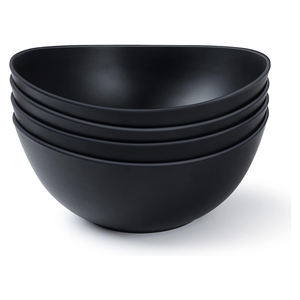 TienPhong nuevo producto 2024 cuencos para servir de fibra de bambú cuencos individuales ovalados grandes para comer para restaurante en casa - Product Image 2