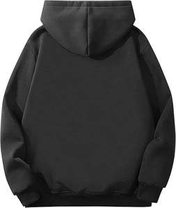 Sweat à capuche écologique pour hommes chauds Collection d'été Impression numérique Polyester/coton teint uni - Product Image 4