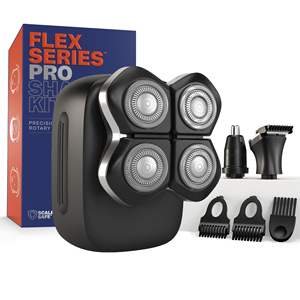 Afeitadora Eléctrica Inalámbrica Recargable para Cabeza y Cuerpo, Uso en Seco/Húmedo, para Cabeza Calva, Espalda e Ingle, Impermeable IPX7, Lavable, con Función Giratoria - Product Image 4