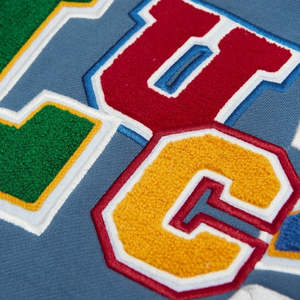 Chaqueta Bomber de Béisbol de Cuero con Logotipo Personalizado, Chaqueta Universitaria para Hombre con Apliques Bordados de Diseñador - Product Image 3