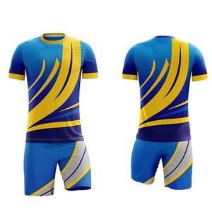Uniforme d'équipe personnalisé de football imprimé par sublimation Conception OEM Maillot de football Chemise Vêtements de sport Ensembles d'uniformes de football pour adultes - Product Image 5
