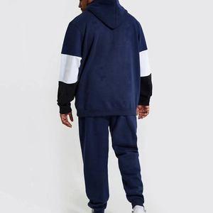 ชุดวอร์มผ้าฝ้ายมีฮู้ดและกางเกงขายาวสำหรับผู้ชาย - Product Image 2