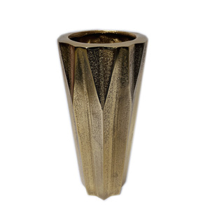 Florero de Metal de aluminio ovalado Delgado, decoración del hogar, maceta de Metal de aluminio decorativa de lujo para bodas, maceta de moda - Product Image 4