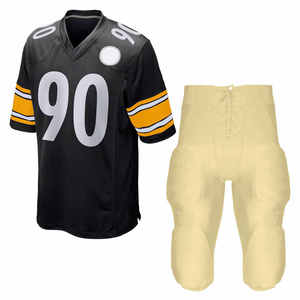 New Arrivals Custom Made American Football Uniform Latest Design <b>Cheap</b> Price Youth Team Player Name American Soccerball Uniforms - Product Image 1